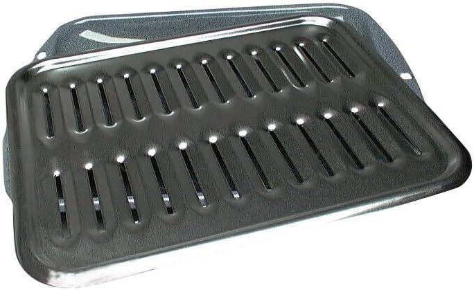 RATION for GE WB48X10056 Wall Oven Broil Pan Set Large WB48T10002 WB48X5093 WB48T10045