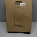 Clothes Rack - Clothing Rack with Storage Mesh Shelf & Casters, Heavy-Duty Metal Clothing Rack for Hanging Clothes, Dresses, Coats, Large Load Capacity, Easy Assembly, Black, 28.0"x16.9"x59.0"