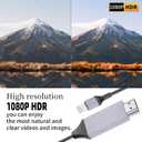 [Apple MFi Certified] Lightning to HDMI Cable Adapter for iPhone,1080P Lightning to HDMI Digital AV Adapter HDTV Cord Compatible with iPhone 14 13 12 11 Pro Max XS XR X 8 to TV Projector Monitor