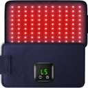 Red Light Therapy Belt, Cordless Infrared Light Therapy Wrap Red Light Therapy Device Infrared Heating Pads for Body with Timer for Back Shoulder Waist Muscle Pain Relief for Gift Women Men