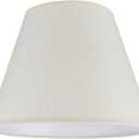Aspen Creative 32029A Transitional Hardback Empire Shape Spider Construction Lamp Shade in Ivory, 9" wide (5" x 9" x 7")