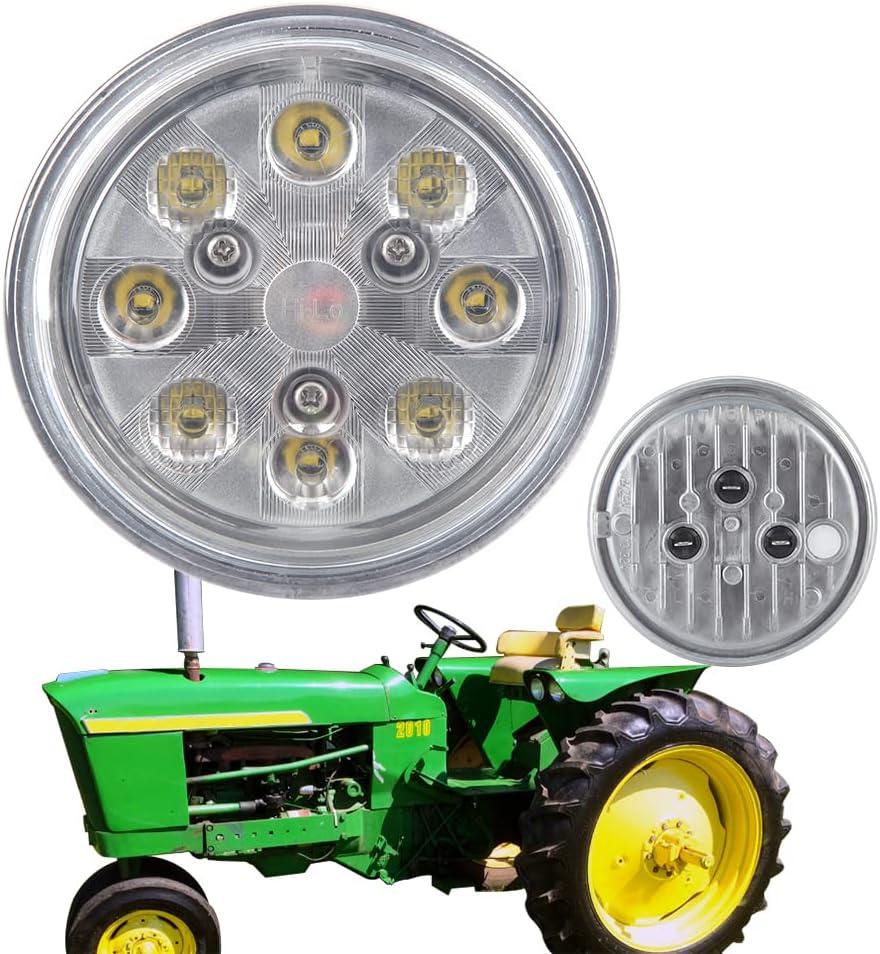 Par36 24W LED Sealed Hi-Lo LED Work Light Tractor Bulb RE25126 Compatible with Tractor John Deere 9200 RE AR48723, AR85263,AR85264,AR93335,RE10962,RE10963,RE19081,RE19082,RE25126