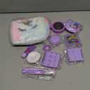 ULOVEME Kids Real Makeup Kit for Little Girls - Real, Non Toxic, Washable Make Up Toy - Umicorn Toys Gift for 3 4 5 6 7 8 9 10 12 Years Old Girls Birthday (Rainbow Crossbody Bag)