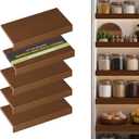Wire Shelf Covers,24" W x 12" D,5pcs,Walnut