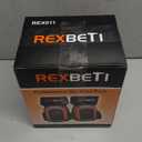 REXBETI Knee Pads for Work, Construction Knee Pads for Men, Heavy Duty Comfortable Anti-slip Foam Gel Knee Pads for Gardening Flooring and Cleaning, Strong Stretchable Straps, Orange