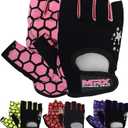 MRX Ladies Weight Lifting Gloves Women Fitness Training Exercise Glove Anti Slip Padded Shock-Absorbing Extra Grip Crossfit Multi Colors X