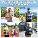 48 Pack Clear Backpack Bulk,17 inch Heavy Duty School Backpack 12 Colors