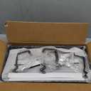 Pull Out Pots and Pans Organizer Under Cabinet, Sliding Lid Holder and Pan Rack in Kitchen, Slide Out inside Cabinet Storage for Pot Lid, Bakeware, Dishes, 8 Adjustable Dividers, 1 Pack Black