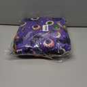 3 Pack Mens Pajama Pants Microfleece Plaid Pajama Bottoms Sleepwear PJ Sleep & Lounge Pants with Pockets & Drawstring (X-Large, Purple Eyeball, Orange Ghost, Orange Plaid)