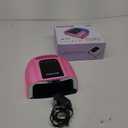 Professional Rechargeable 96W UV LED Portable Cordless UV Light for Nail Lamp Machine with Removable Stainless Steel Bottom,4 Timer Setting and Smart Sensor Nail Dryer (Plating Pink)