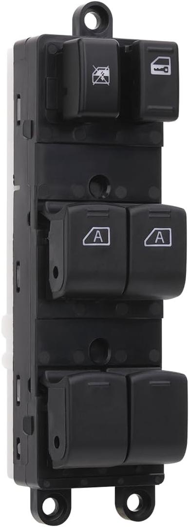 Power Main Window Switch Door Master Control Button Driver Side Compatible with 2004-2012 Nissan Titan, 2005-2007 Nissan Armada, Replaces 25401-ZT10A 25401ZT30A