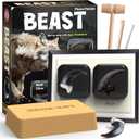Beast Fossil Dig Kit Excavate Life-Sized Wolf Claw & Eagle Claw Replicas STEM Authenticated Science Kit for Kids Educational Gift for Boys & Girls Ages 6+