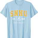 SNHU Tech Retro University Arch Tee for Men & Women T-Shirt (Blue), Smal