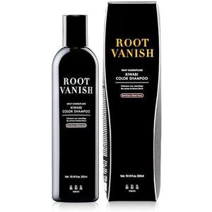 KIWABI Hair Color Shampoo for Gray Coverage – Gradual, All Natural Hair Dye Shampoo for Women & Men – Hydrating, Sulfate-Free, Ammonia-Free, Vegan Scalp Care with 31 Botanicals (Dark Brown)