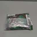 Kuoser Waterproof Dog Coat, Reversible Dog Jacket for Small Dogs, Adjustable Durable Doggie Winter Coat Warm Cozy Puppy Cold Weather Apparel from Small to Large Breed, Christmas Green S (Small (Pack of 1))