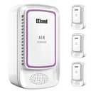 Cat Litter Deodorizer Plug in (4 Pack) - Ozone-Free Negative Ion Air Purifier for Litter Box, Compact Odor Eliminator for Strong Pet Odors, Quiet Air Freshener for Home, Bedroom, Kitchen