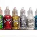 Stickles Ranger Glitter Glue Bundles - Six .5 fl oz Bottles in (Deck The Halls)