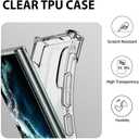 2 x Spooky Halloween Case for Samsung S24 Ultra, Slim Clear Cover with Cute Pumpkin & Ghost, Soft Touch Shockproof Bumper, 6.8" Protective Case