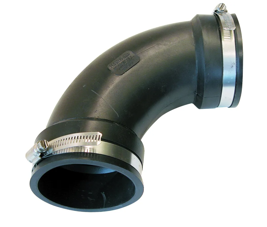 Fernco 4" Flexible PVC 90-Degree Elbow