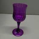 Plastic Wine GlassesPlastic Goblets Vintage Style Cordial Drinking Glasses for Wedding Reception, Grand Event Party Supplies (48, Purple)