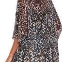 RELLECIGA Beach Cover Up for Women Swimsuit Kimono Cardigans Loose Casual Bathing Suit Coverups (Large, Leopard)