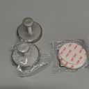 HOME SO Suction Cup Hooks for Shower, Bathroom, Kitchen, Glass Door, Mirror, Tile  Loofah, Towel, Coat, Bath Robe for Hanging up to 15 lbs  Polished Matte Chrome, Brushed Nickel (2-pack)