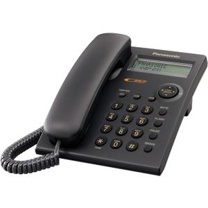 Panasonic KX-TSC11B Corded Phone with Caller ID, Black