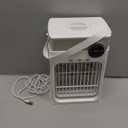 Portable Air Conditioners, Mini AC Unit Cooling Fan for Bedroom,1200ML Small Air Cooler Fans with Remote, 3 Mist,3 Speed,8 Light,2-8H Timer Personal AC Portable for Office Camping Car Desk(White)