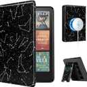 CoBak Stand Case for 7" Kindle Paperwhite 12th Gen 2024 and Kindle Colorsoft with Hand Strap - Compatible with iPhone MagSafe, for Samsung/Belkin/Anker Wireless Charging Pads, Durable, Auto Sleep Wake (Constell)