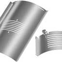 Flame Broiler Kit for Pit Boss Pellet Grills in PB820, PB850 Series with Flame Broiler Adjusting Bar - Includes Slide Cover and Bottom Kit, Grill Replacement Parts for Pit Boss 820D3, 850PS2 and More, Gray