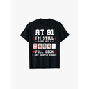 Funny 91st Birthday Gift 91 Year Old Cards T-Shirt M