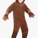 Kids Onesie Pajama Costume, Plush Animal Sleepwear for Boys Girls, Perfect for Halloween Cosplay & Christmas Outfit M