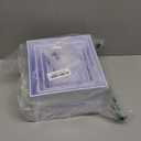 6 Pcs White Buffet Risers, Acrylic Display Stands for Party Catering, Dessert, Cupcake, Jewelry, Collectibles, Nesting & Stackable Food Display Risers with Hollow Bottoms (8",7",6",5",4",3") - Includes Tabletop Signs & Markers