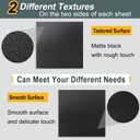 Kinlink Black ABS Plastic Sheet 12" x 36"x 0.06" Flexible Moldable Impact Strength and High Tensile 1/16" Thick (1.5mm) Abs Sheet Moldable Plastic DIY Materials for Home Decor and Handicrafts 6 Pack