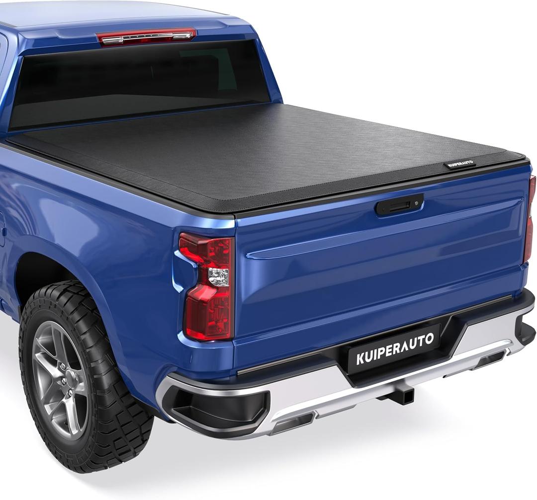 Roll-Up Soft Vinyl Truck Bed 8FT Tonneau Cover Compatible for 1988-2007 Chevy Chevrolet Silverado/GMC Sierra 1500 2500 3500 HD (07 Classic Only) -96 Inch