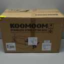 16" High Sides Stainless Steel Litter Box with Lid, XL XXL Extra Large Enclosed Metal Litter Box for Big Cats & Kitty, Never Absorbs Odors, Non-Sticky, Anti-Urine Leakage, Easy Cleaning