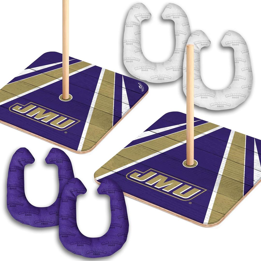 YouTheFan NCAA HorseShoe Bags Game (One Size, James Madison Dukes)