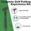 Adjustable Golf Putter, Two-Way Kids Putter for Right & Left Handed, Mini Golf Set for Youth & Junior - 1 Kids Golf Club with 4 Golf Balls & Cup with Flag, Golf Putters for Men for Golfer