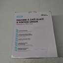 Single Serve Coffee Maker, Iced and Hot Coffee Machine for K Cup & Grounds, Compact Design, 40oz Removable Water Reservoir, 6 to 24 Oz Brew Sizes, Fits 7.3" Travel Mug, Black