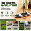 Golf Pressure Plate, Weight Shift Board for Golf Swing Trainer | Anti-Slip Design, Golf Training Aid for Increased Power & Control, Teaching Tool for Club Practice & Drills