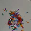 Ceramic Christmas Tree Replacement Lights Bulbs, Flame Shape Light up Artcraft Accessories for Ceramic Tree, Multicolor Medium Twist Light Ornaments, 120Pcs + 3 Star