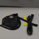 Mayerzon Dog Muzzle, Patented Mesh Soft Muzzles for Large Medium Small Dogs Poodle Husky Doberman Labrador Retriever for Scavenging Grooming Biting Chewing, Breathable Reflective Mussel with Collar (L-(Snout:10"-12"), Black)