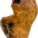 WELLAND Irregular Cedar Wood Sculpture 8.75" W x 1.75" D x 17.75" H Natural Edge Tabletop Statues, Handmade Ornaments, Dcor for Living Room, Home Office, Bedroom