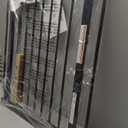 WAOWAO Baby Gate 38.58-43.31" Extra Wide Pressure Mounted Walk Through Swing Auto Close Safety Black Metal Toddler Kids Child Dog Pet Puppy for Stairs, Doorways, Kitchen