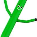 Sky Waving Inflatable Tube Man Only,20 ft Wacky Tube Guy,Replacement Blow Up Tube Men for Opening Activities,Inflatable Outdoor Holiday Yard Decorations Green (No Blower)