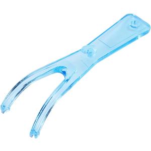 Healifty Dental Floss Holder for Teeth - Reusable Reusable Floss Handle Holder Replacements Floss Handles for Tooth Cleaning (Blue) (1 Pack Blue)