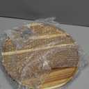 Acacia Wood Couch Arm Tray Table,11.8 Inch Adjustable Round Sofa Arm Tray,Wooden Armrest Table for Couches,Arm Chair Companion for Eating