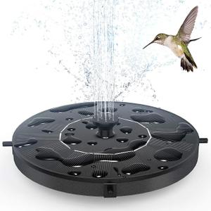 Solar Fountain Water Pump for Bird Bath, Floating Solar Powered Water Fountain Pump for Bird Bath, Garden, Pond, Pool, Outdoor (1.4W)