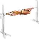 Rotisserie Grill Kit, 52" Outdoor Electric Stainless Steel Tripod Rotisserie Stand, 90LBS Pig Spit Rotisserie Grill, Height Adjustable BBQ Rotisserie Kit, Pig Rotisserie Hog Lamb Campfire