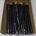 6 Pack String Light Poles, Outdoor String Light Pole 10 ft Forked Metal Light Pole with Adjustable Outdoor Light Stand, Deck, Backyard, Garden, Wedding, Rustproof and Sturdy with Hooks.